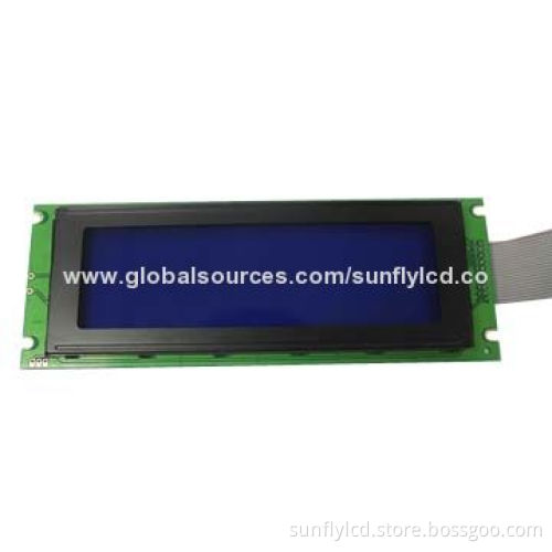 240x64 Graphic LCD module display,dot-matrix LCD display module, STN/BLUE/NEGATIVE/TRANSMISSIVE